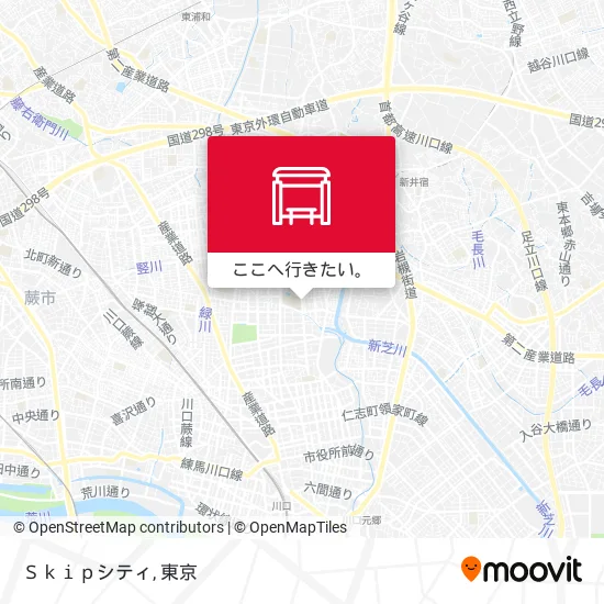 Ｓｋｉｐシティ地図