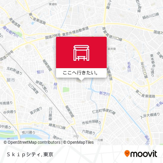 Ｓｋｉｐシティ地図