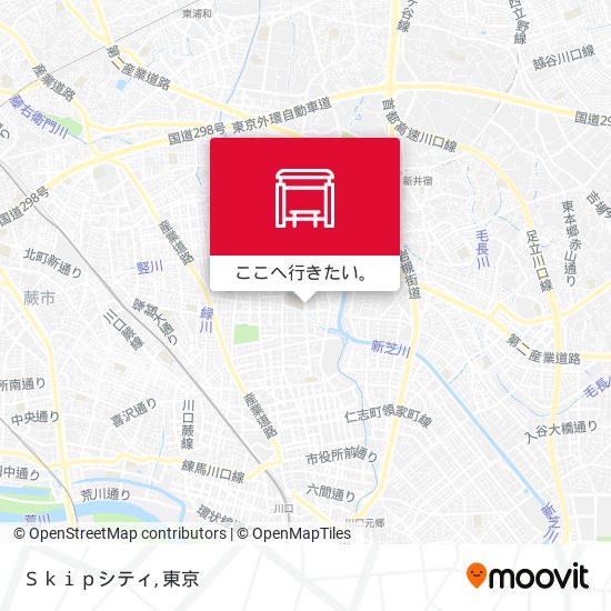 Ｓｋｉｐシティ地図
