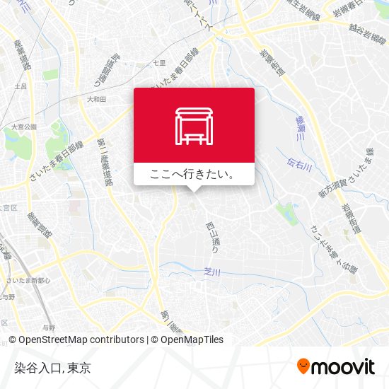 染谷入口地図