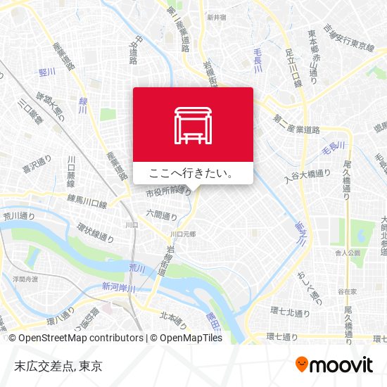 末広交差点地図