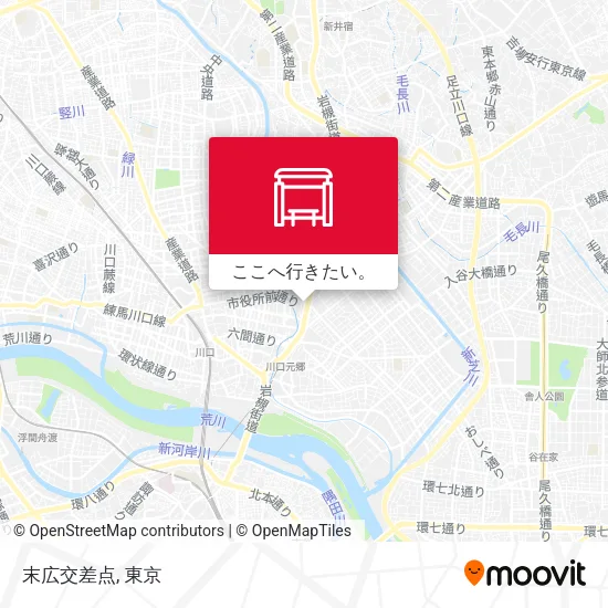 末広交差点地図