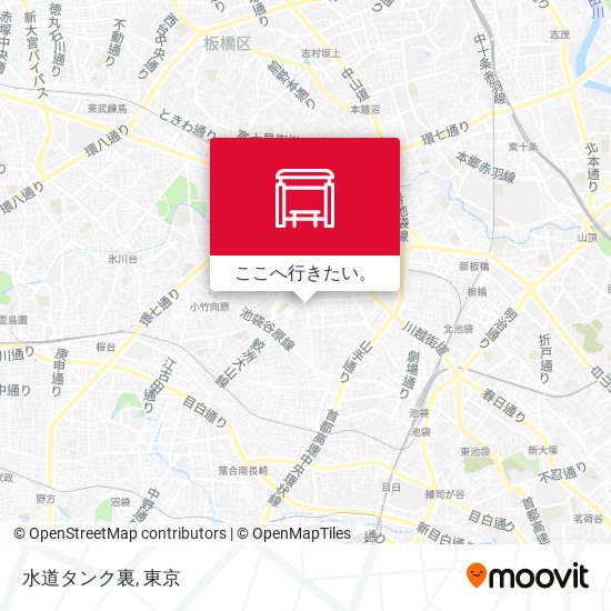 水道タンク裏地図