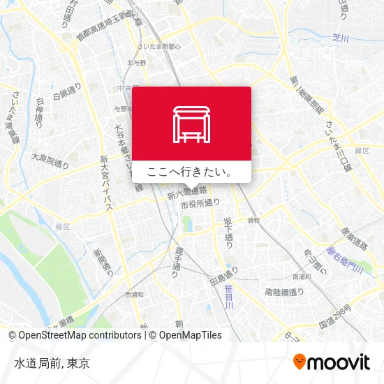 水道局前地図
