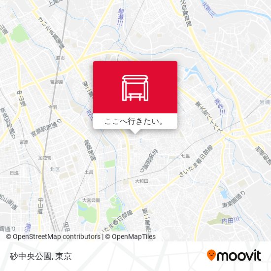 砂中央公園地図