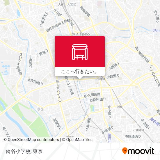 鈴谷小学校地図