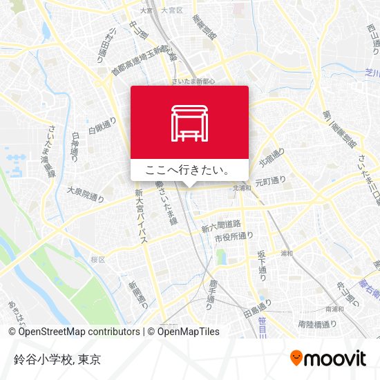 鈴谷小学校地図