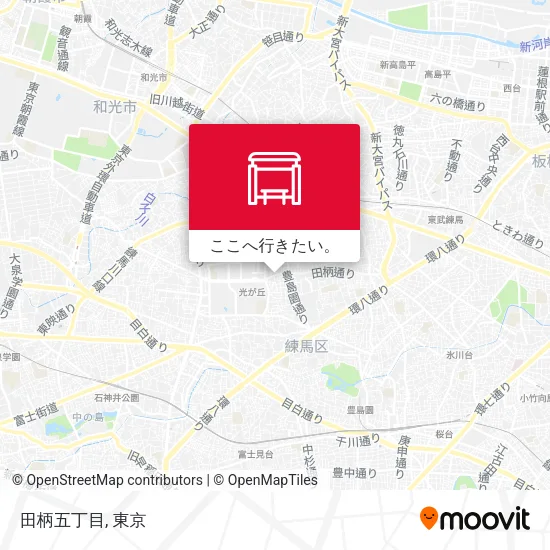 田柄五丁目地図