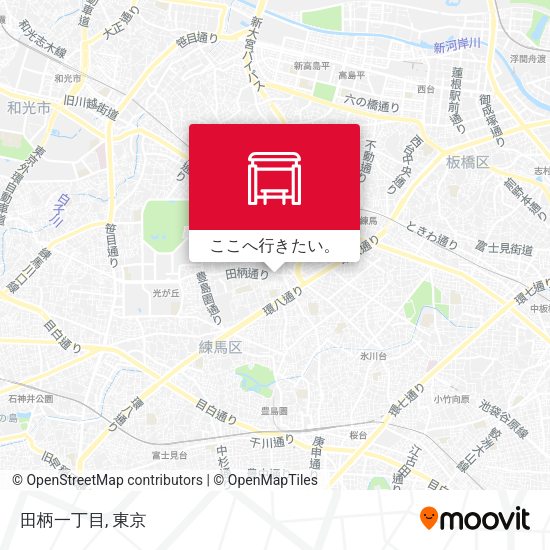 田柄一丁目地図