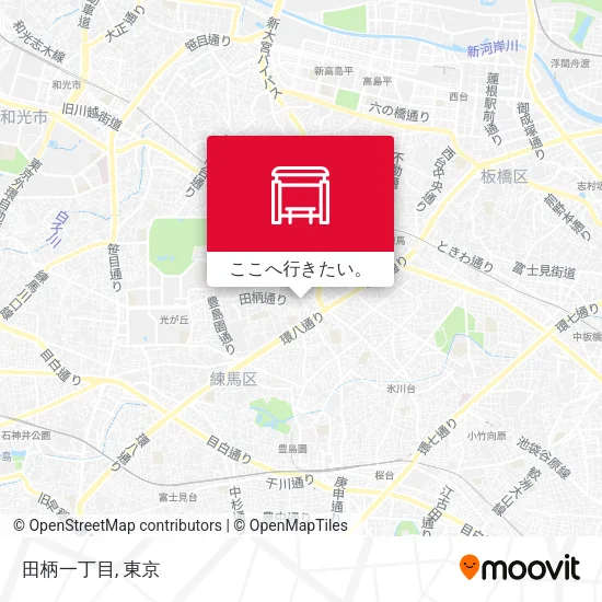 田柄一丁目地図