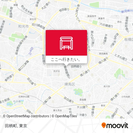 田柄町地図