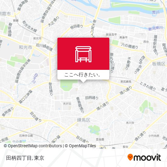 田柄四丁目地図