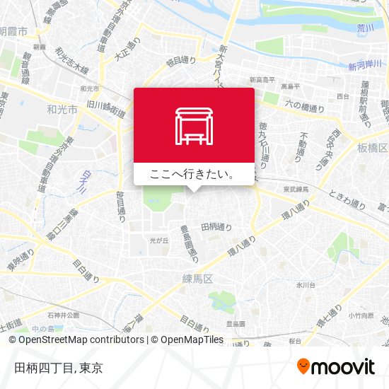 田柄四丁目地図