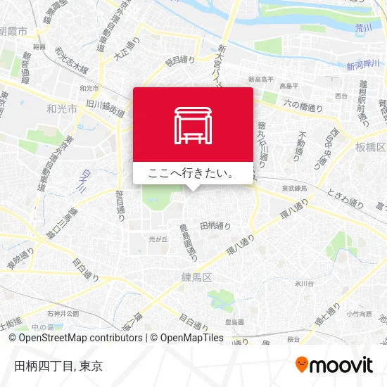 田柄四丁目地図