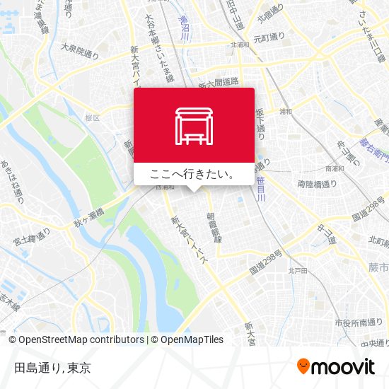 田島通り地図