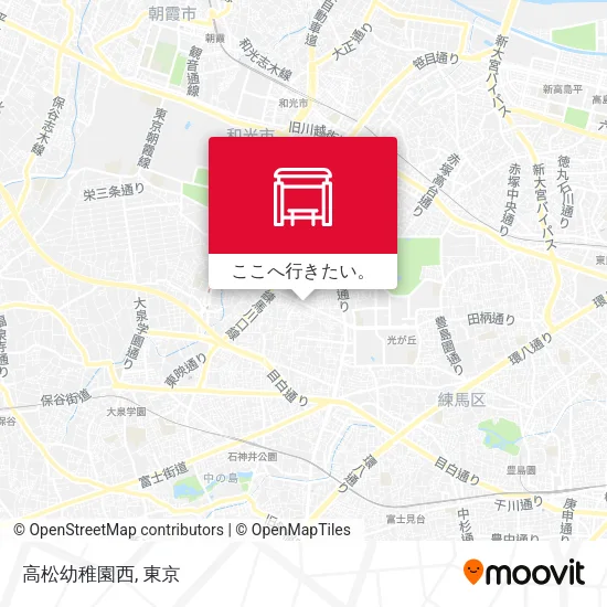 高松幼稚園西地図