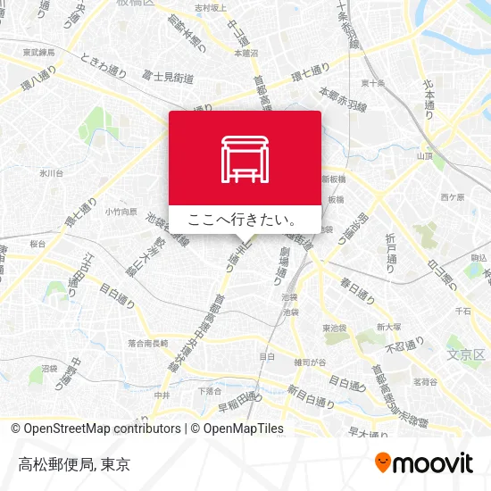 高松郵便局地図