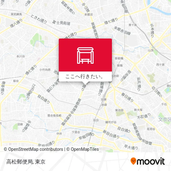 高松郵便局地図
