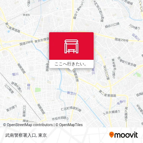武南警察署入口地図
