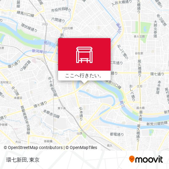 環七新田地図