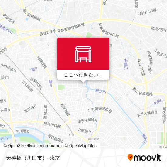天神橋（川口市）地図