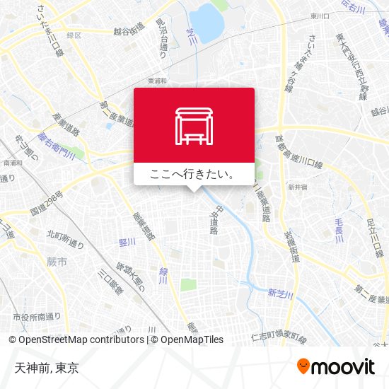 天神前地図