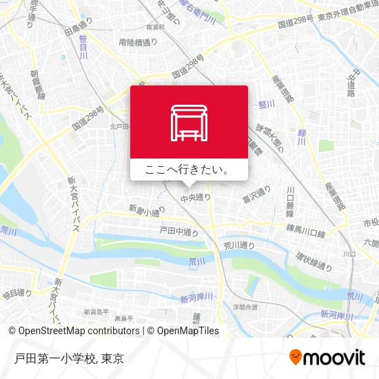 戸田第一小学校地図