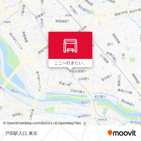 戸田駅入口地図