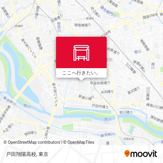 戸田翔陽高校地図