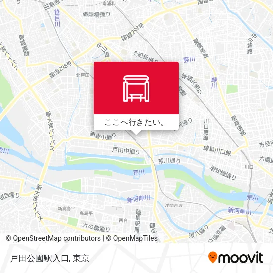 戸田公園駅入口地図