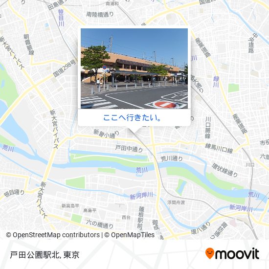 戸田公園駅北地図