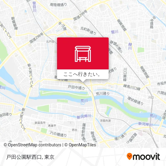 戸田公園駅西口地図