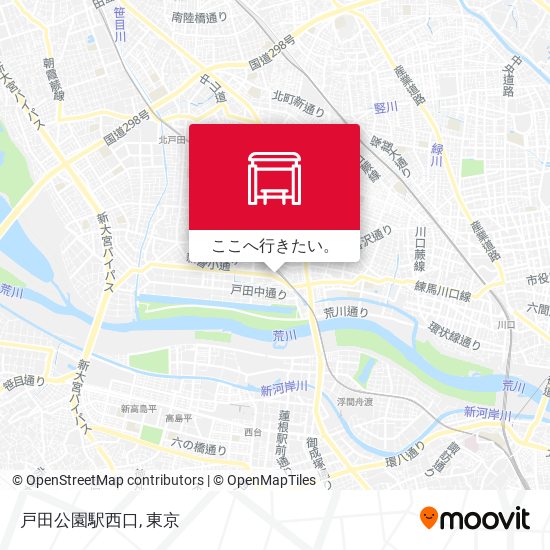 戸田公園駅西口地図