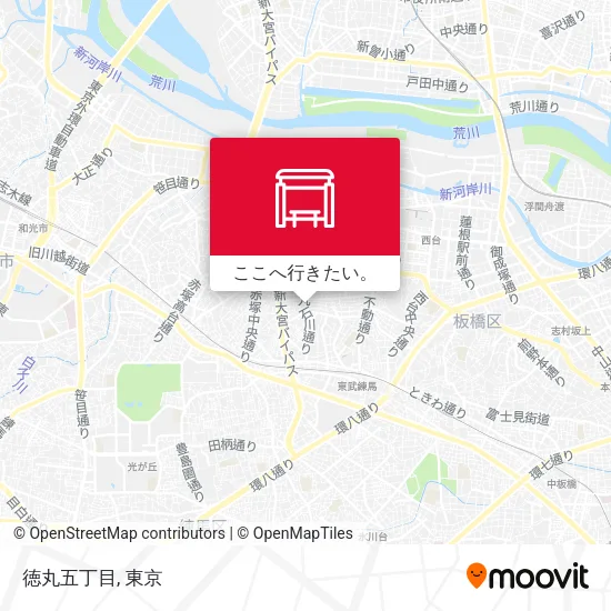 徳丸五丁目地図