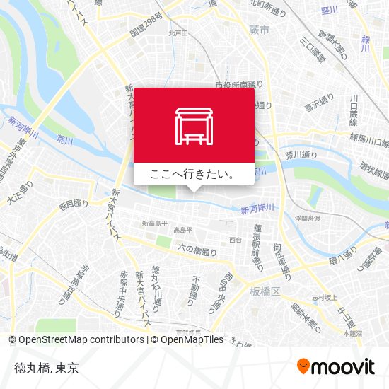 徳丸橋地図