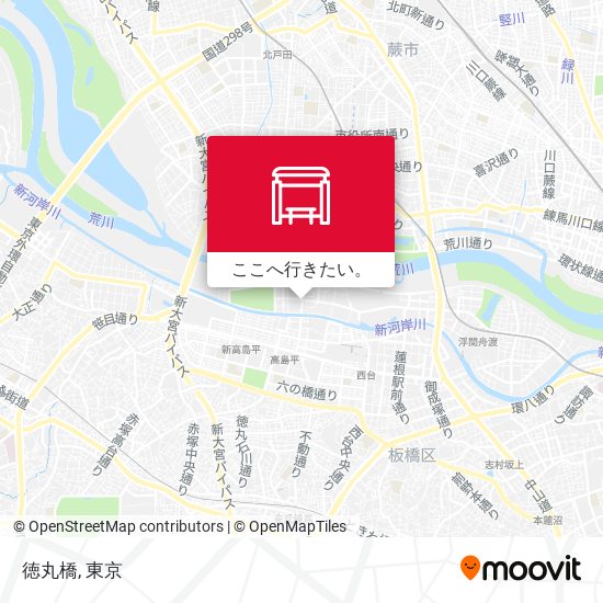 徳丸橋地図