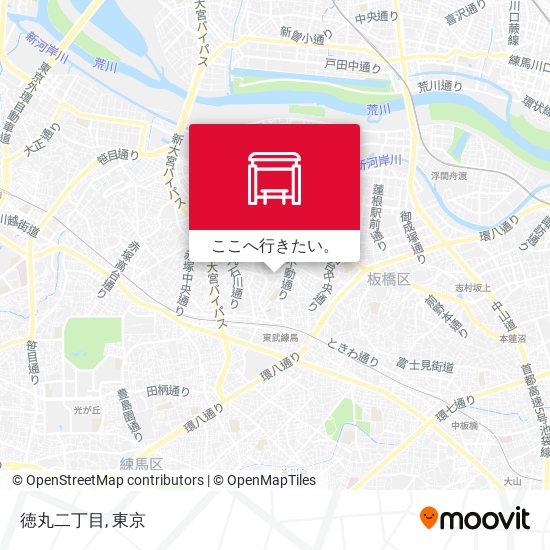 徳丸二丁目地図