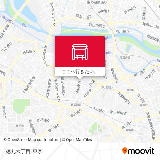 徳丸六丁目地図