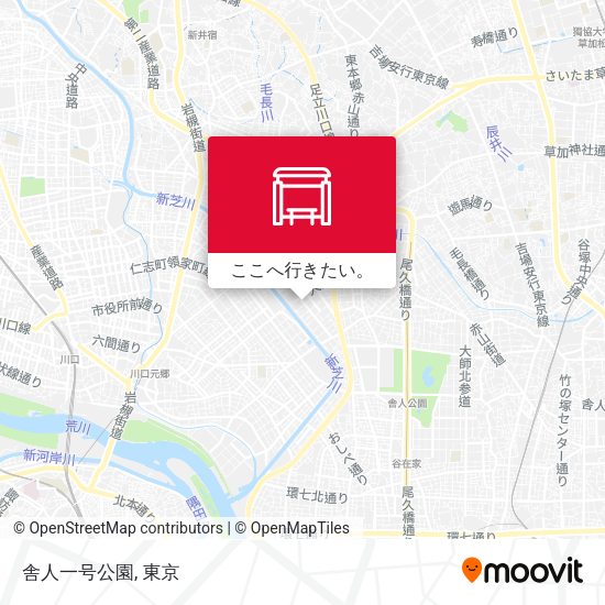 舎人一号公園地図