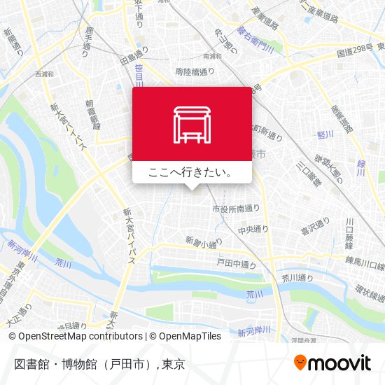 図書館・博物館（戸田市）地図