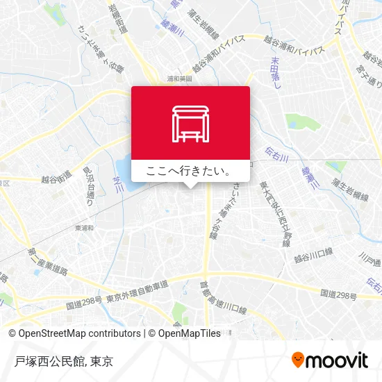 戸塚西公民館地図