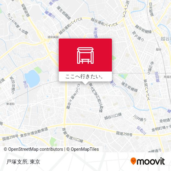戸塚支所地図