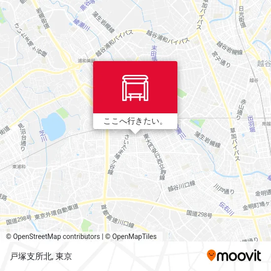 戸塚支所北地図