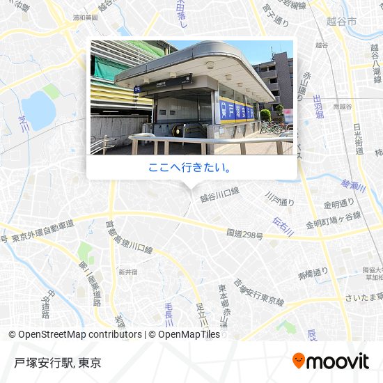 戸塚安行駅地図