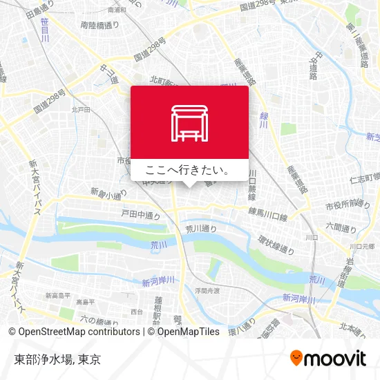 東部浄水場地図