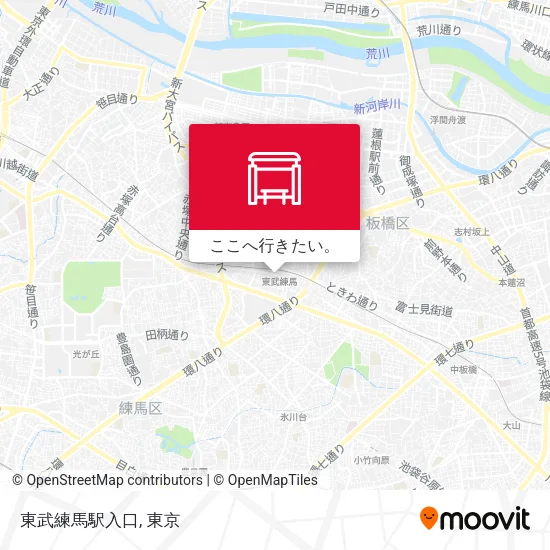 東武練馬駅入口地図