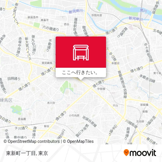 東新町一丁目地図