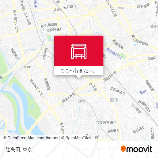 辻島田地図