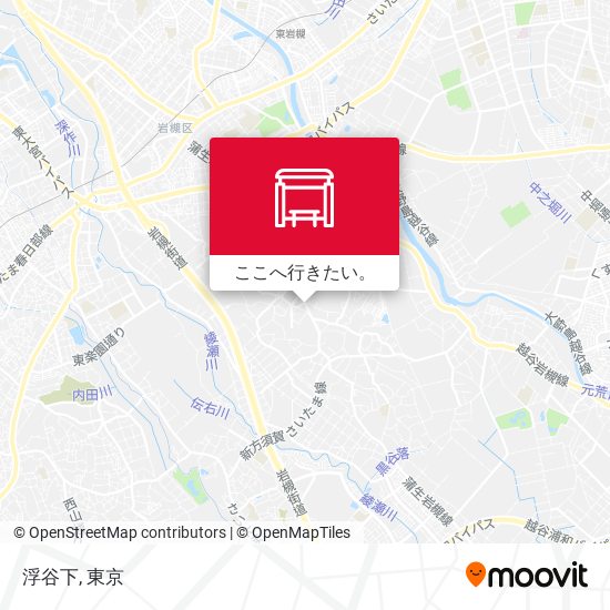 浮谷下地図