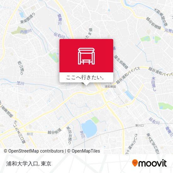 浦和大学入口地図